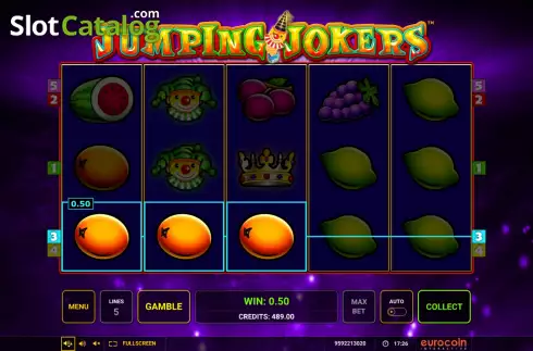 Οθόνη4. Jumping Jokers (Eurocoin Interactive) Κουλοχέρης