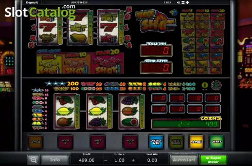 Οθόνη3. Hot Shot (Eurocoin Interactive) Κουλοχέρης