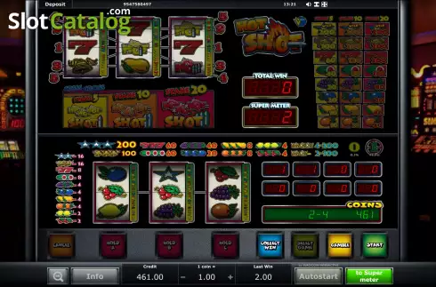 Οθόνη4. Hot Shot (Eurocoin Interactive) Κουλοχέρης