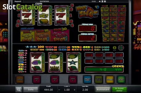 Οθόνη5. Hot Shot (Eurocoin Interactive) Κουλοχέρης