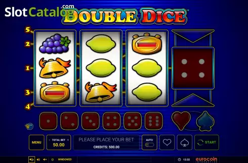 Οθόνη2. Double Dice Κουλοχέρης