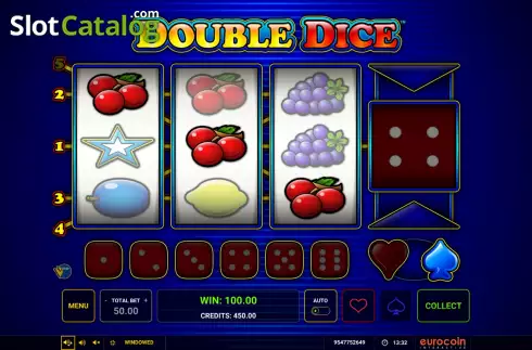 Οθόνη3. Double Dice Κουλοχέρης