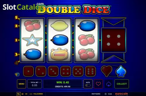 Οθόνη4. Double Dice Κουλοχέρης