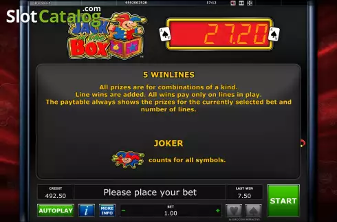 Οθόνη9. Jack in the Box (Eurocoin Interactive) Κουλοχέρης