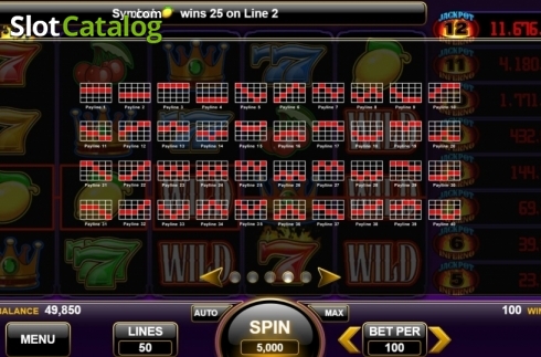 Οθόνη6. Jackpot Inferno Κουλοχέρης 