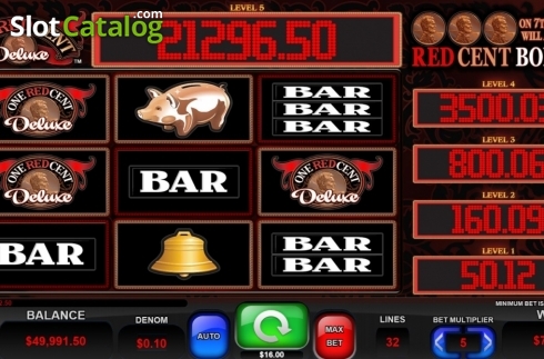 Οθόνη3. One Red Cent Deluxe Κουλοχέρης
