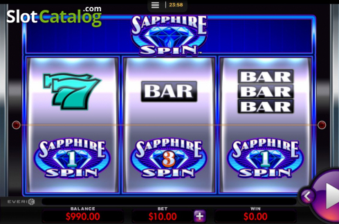 Οθόνη2. Sapphire Spin Κουλοχέρης