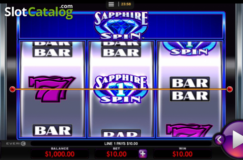 Οθόνη3. Sapphire Spin Κουλοχέρης
