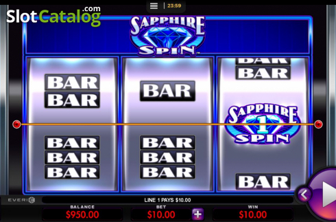 Οθόνη4. Sapphire Spin Κουλοχέρης