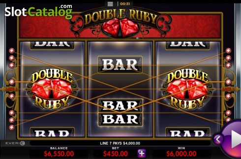 Οθόνη3. Double Ruby Κουλοχέρης