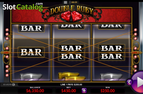 Οθόνη4. Double Ruby Κουλοχέρης