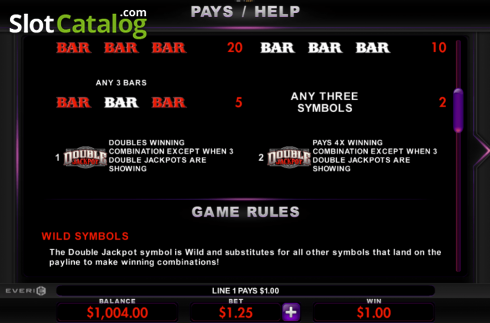Οθόνη7. Double Jackpot Κουλοχέρης