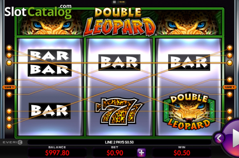 Οθόνη3. Double Leopard Κουλοχέρης 