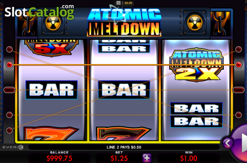 Οθόνη4. Atomic Meltdown Κουλοχέρης