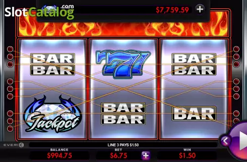 Οθόνη3. Blazin Gems Κουλοχέρης