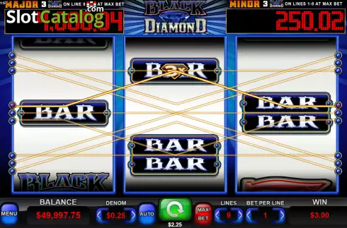Οθόνη4. Black Diamond (Everi) Κουλοχέρης
