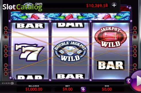 Οθόνη2. Double Jackpot Gems Κουλοχέρης