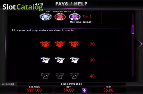Οθόνη7. Double Jackpot Gems Κουλοχέρης
