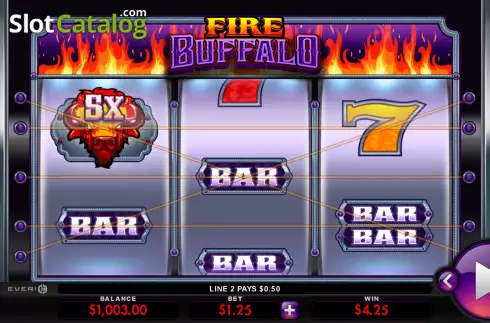Οθόνη3. Fire Buffalo Κουλοχέρης