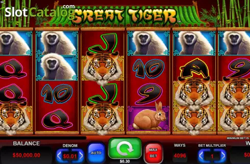 Οθόνη2. Great Tiger Κουλοχέρης