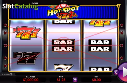 Οθόνη2. Hot Spot 777 Κουλοχέρης 