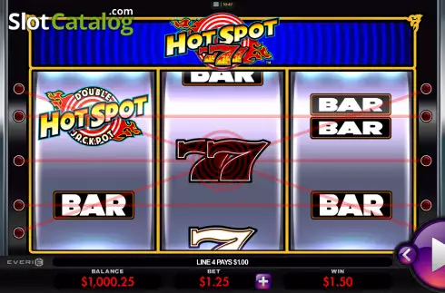 Οθόνη3. Hot Spot 777 Κουλοχέρης 