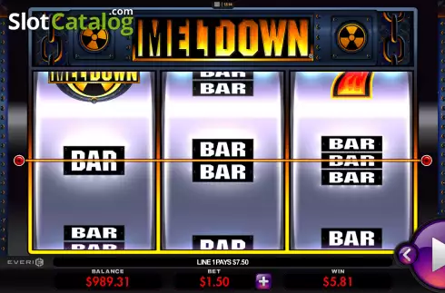 Οθόνη3. Meltdown (Everi) Κουλοχέρης