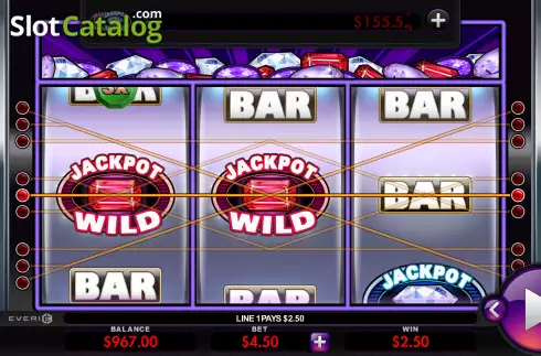 Οθόνη4. Super Jackpot Wild Gems Κουλοχέρης 