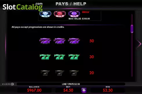 Οθόνη7. Super Jackpot Wild Gems Κουλοχέρης 