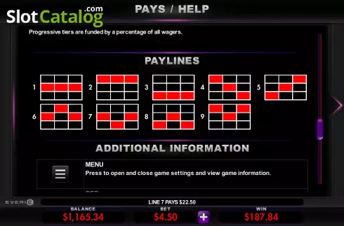 Οθόνη9. Triple Jackpot Gems Κουλοχέρης