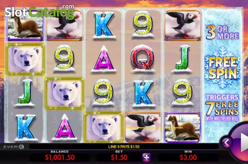 Οθόνη3. Wild North (Everi) Κουλοχέρης