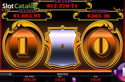 Οθόνη3. Gold Standard Jackpots Κουλοχέρης