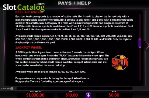 Οθόνη7. Gold Standard Jackpots Κουλοχέρης
