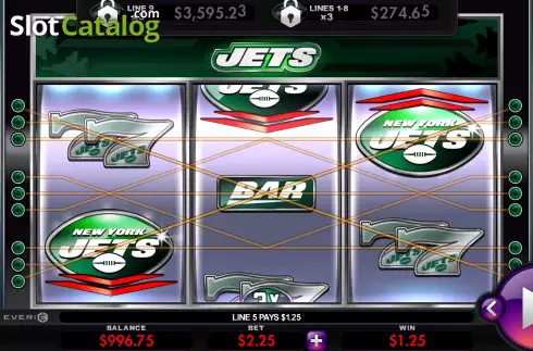 Οθόνη3. New York Jets Deluxe Κουλοχέρης