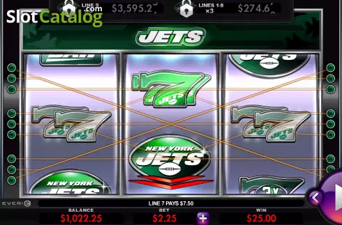Οθόνη4. New York Jets Deluxe Κουλοχέρης