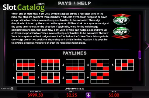 Οθόνη9. New York Jets Deluxe Κουλοχέρης