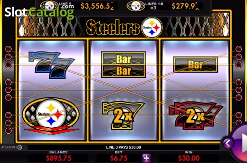 Οθόνη4. Pittsburgh Steelers Deluxe Κουλοχέρης 