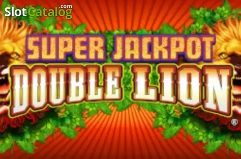 Super Jackpot Double Lion Λογότυπο Super Jackpot Double Lion Λογότυπο