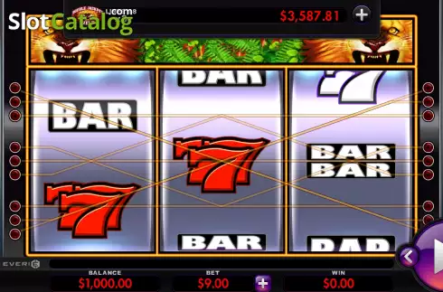 Οθόνη2. Super Jackpot Double Lion Κουλοχέρης