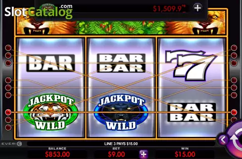 Οθόνη5. Super Jackpot Double Lion Κουλοχέρης