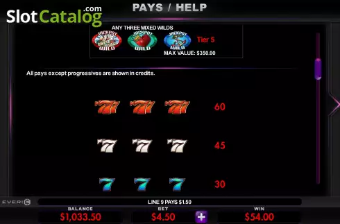 Οθόνη6. Super Jackpot Seven Seas Κουλοχέρης 