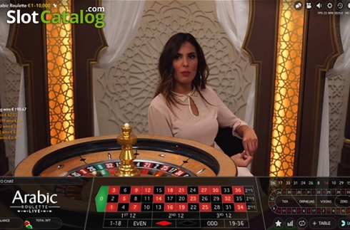 Οθόνη2. Arabic Roulette (Evolution Gaming) Κουλοχέρης