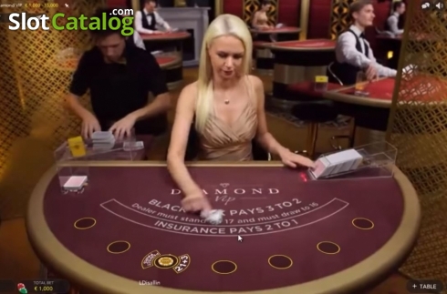 Οθόνη2. Blackjack Diamond VIP Κουλοχέρης