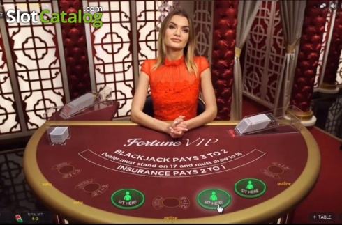 Οθόνη2. Blackjack Fortune VIP Κουλοχέρης