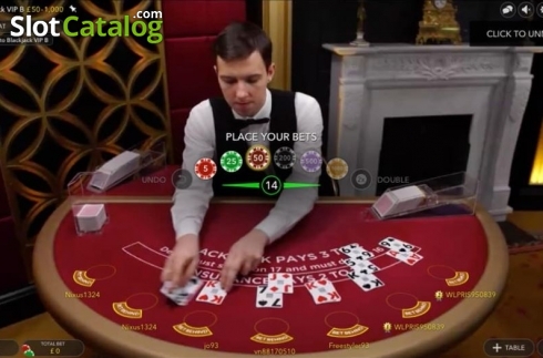 Οθόνη2. Blackjack VIP B Κουλοχέρης