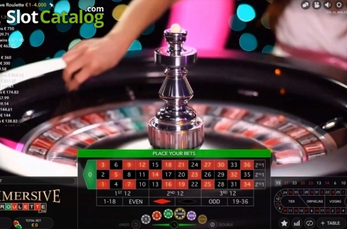 Οθόνη2. Immersive Roulette Κουλοχέρης
