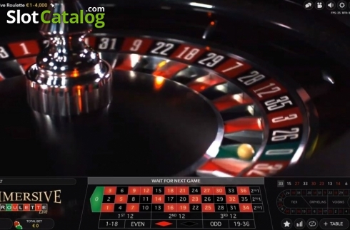 Οθόνη5. Immersive Roulette Κουλοχέρης