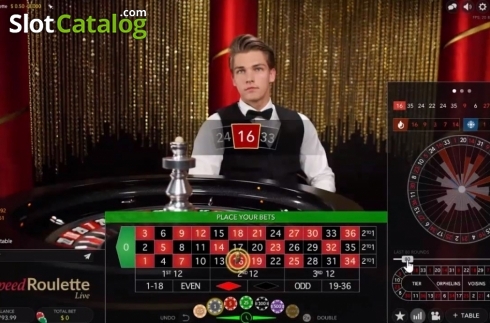 Οθόνη2. Speed Roulette Live (Evolution Gaming) Κουλοχέρης