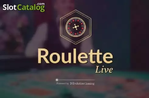 Roulette Live Casino (Evolution Gaming) Λογότυπο