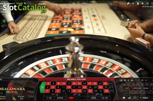 Οθόνη2. Dragonara Roulette Κουλοχέρης